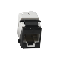 Jack Ultramax Cat5e, UTP, Tipo Keystone, Color Negro, Punch Down