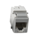Jack Ultramax Cat5e, UTP, Tipo Keystone, Color Gris, Punch Down