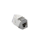 Jack Ultramax Cat5e, UTP, Tipo Keystone, Color Gris, Punch Down