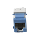 Jack UltraMAX Cat5e, UTP, Tipo Keystone, Color Azul, Punch Down