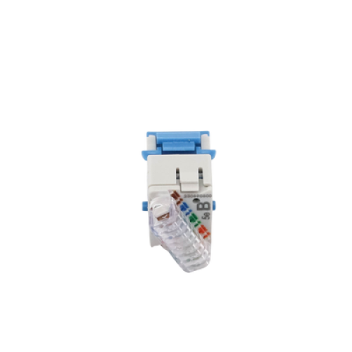 Jack UltraMAX Cat5e, UTP, Tipo Keystone, Color Azul, Punch Down
