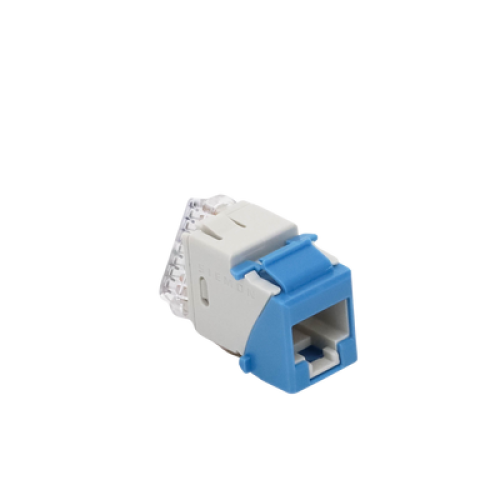 Jack UltraMAX Cat5e, UTP, Tipo Keystone, Color Azul, Punch Down