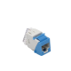 Jack UltraMAX Cat5e, UTP, Tipo Keystone, Color Azul, Punch Down