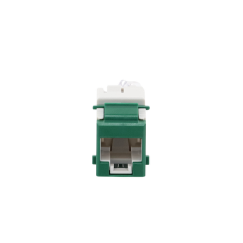 Jack Ultramax Cat6, UTP, Tipo Keystone, Color Verde, Punch Down