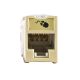Jack Ultramax Cat6A, UTP, Montaje Híbrido en Placa de Pared (Plano y Angulado), Color Marfil, Punch Down