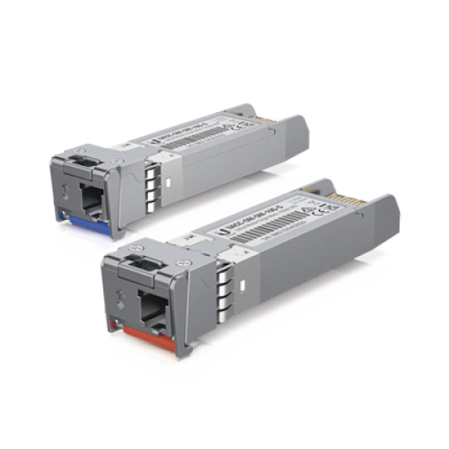 UFiber Módulo SFP+, transceptor MiniGibic MonoModo 10 Gbps, distancia 10 km, un conector LC. Incluye 2 piezas