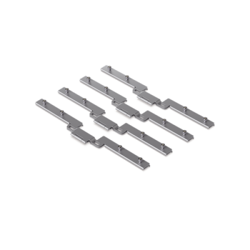Kit de apilamiento/stack para unir 2 racks UniFi modelo U-RACK-6U-TL, para lograr un rack de 12 UR. No incluye los racks 