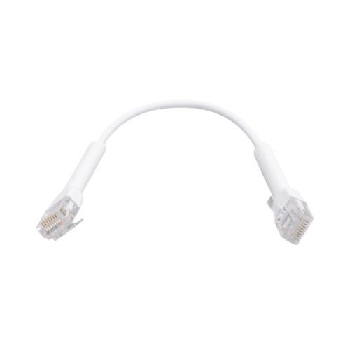 UniFi Ethernet Patch Cable Cat6 de 22 cm (8.66 pulgadas), Color Blanco