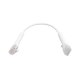 UniFi Ethernet Patch Cable Cat6 de 22 cm (8.66 pulgadas), Color Blanco