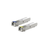 UFiber Módulo SFP, transceptor MiniGibic MonoModo 1.25 Gbps, distancia 3km, un conector LC, incluye 2 tranceptores UFiber Módulo SFP, transceptor MiniGibic MonoModo 1.25 Gbps, distancia 3km, un conector LC, incluye 2 tranceptores
