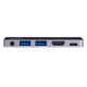 USB-C Travel Dock con Power Pass-Through USB-C Travel Dock con Power Pass-Through
