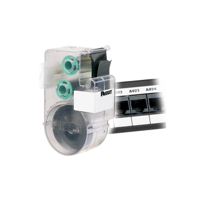 Casete de Etiquetas para Línea Ultimate ID de Panduit, Material Poliéster, No Adhesivas, Rollo de 7.6 Metros (24.93 Pies), Color Blanco