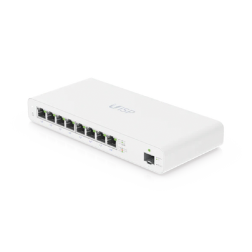 UISP Switch Gigabit PoE Pasivo de Capa 2 con 8 Puertos para Implementaciones MicroPoP UISP Switch Gigabit PoE Pasivo de Capa 2 con 8 Puertos para Implementaciones MicroPoP