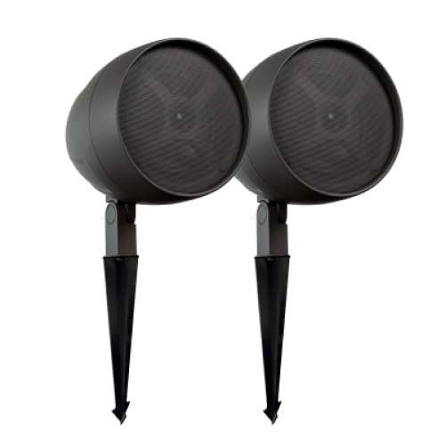 Altavoz de 2 vías | exteriores | 70V / 100V | woofer de 6.5 in | negro