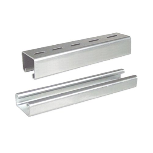 Unicanal liso 4x2 cm, 3000 mm de Longitud, con acabado ElectroZinc Unicanal liso 4x2 cm, 3000 mm de Longitud, con acabado ElectroZinc