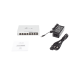 Switch UniFi Administrable capa 2 de 8 puertos Gigabit (4 Puertos Gigabit PoE 802.3af y 4 puertos Gigabit ethernet) 60W