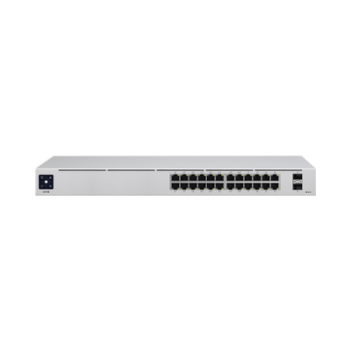 UniFi Switch USW-24-POE Gen2, Capa 2 de 24 puertos (16 puertos PoE 802.3af/at + 8 puertos Gigabit) + 2 puertos 1G SFP, 95W, pantalla informativa UniFi Switch USW-24-POE Gen2, Capa 2 de 24 puertos (16 puertos PoE 802.3af/at + 8 puertos Gigabit) + 2 puertos 1G SFP, 95W, pantalla informativa
