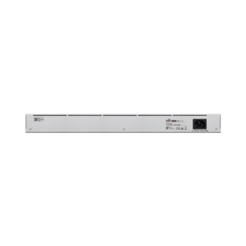 UniFi Switch USW-48-POE, Capa 2 de 48 puertos (32 puertos PoE 802.3af/at + 16 puertos Gigabit) + 4 puertos 1G SFP, 195W, pantalla informativa