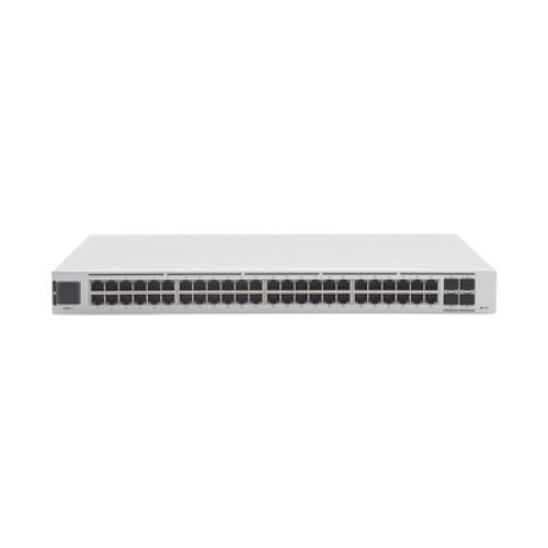 UniFi Switch USW-Pro-48, Capa 3 de 48 puertos Gigabit RJ-45 + 4 puertos 1/10G SFP+, pantalla informativa UniFi Switch USW-Pro-48, Capa 3 de 48 puertos Gigabit RJ-45 + 4 puertos 1/10G SFP+, pantalla informativa