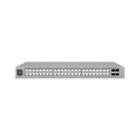 UniFi Switch Pro Max 48 – Switch Capa 3 con 48 Puertos (16 × 2.5 GbE y 32 × 1 GbE), 4 Puertos SFP+ 10G y Pantalla Informativa Integrada