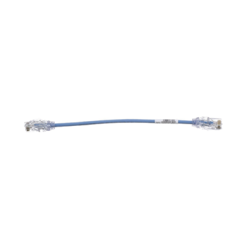 Cable de Parcheo TX6, UTP Cat6, Diámetro Reducido (28AWG), Color Azul, 20 cm (7.87 pulgadas)