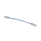Cable de Parcheo TX6, UTP Cat6, Diámetro Reducido (28AWG), Color Azul, 20 cm (7.87 pulgadas)