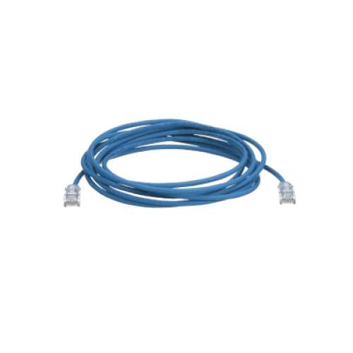 Cable de Parcheo TX6, UTP Cat6, Diámetro Reducido (28AWG), Color Azul, 30.48 Metros (100 Pies)