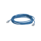 Cable de Parcheo TX6, UTP Cat6, Diámetro Reducido (28AWG), Color Azul, 30.48 Metros (100 Pies)