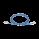 Cable de Parcheo TX6, UTP Cat6, Diámetro Reducido (28AWG), Color Azul, 12ft 