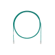 Cable de Parcheo TX6, UTP Cat6, Diámetro Reducido (28AWG), Color Verde, 0.3 Metros (1 Pie)
