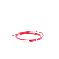 Cable de Parcheo TX6, UTP Cat6, Diámetro Reducido (28AWG), Color Rojo, 0.61 Metros (2 Pies)