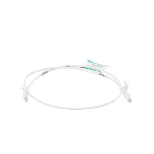 Cable de Parcheo TX6, UTP Cat6, Diámetro Reducido (28AWG), Color Blanco Mate, 0.91 Metros (3 Pies)