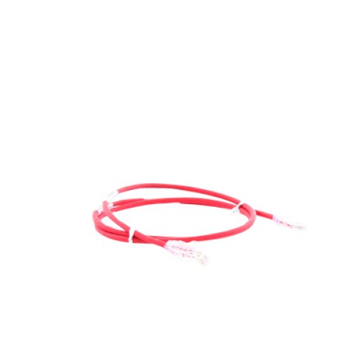 Cable de Parcheo TX6, UTP Cat6, Diámetro Reducido (28AWG), Color Rojo, 0.91 Metros (3 Pies)