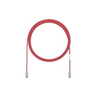 Cable de Parcheo TX6, UTP Cat6, Diámetro Reducido (28AWG), Color Rojo, 1.52 Metros (5 Pies)