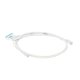 Cable de Parcheo TX6, UTP Cat6, Diámetro Reducido (28AWG), Color Blanco Mate, 2.13 Metros (7 Pies)