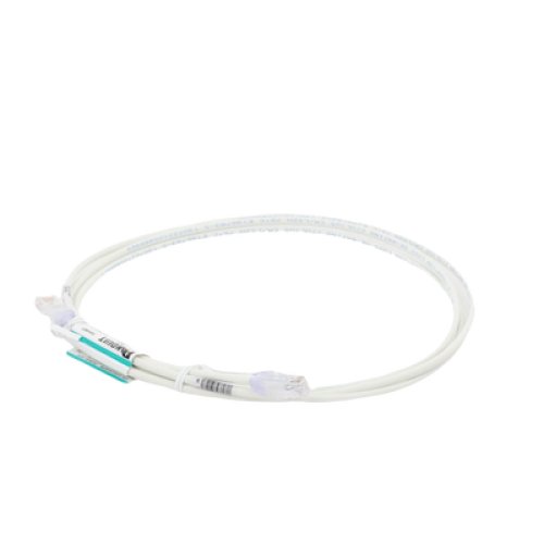 Cable de Parcheo TX6, UTP Cat6, Diámetro Reducido (28AWG), Color Blanco Mate, 2.13 Metros (7 Pies)