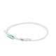 Cable de Parcheo TX6, UTP Cat6, Diámetro Reducido (28AWG), Color Blanco Mate, 2.13 Metros (7 Pies)