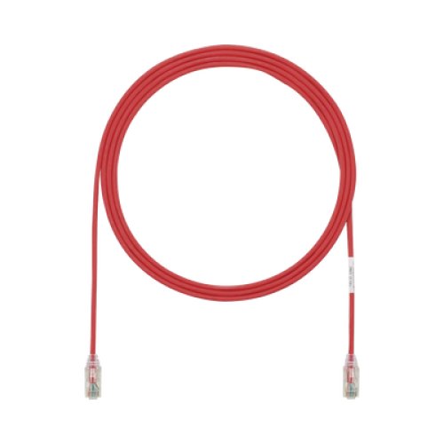Cable de Parcheo TX6, UTP Cat6, Diámetro Reducido (28AWG), Color Rojo, 2.13 Metros (7 Pies) Cable de Parcheo TX6, UTP Cat6, Diámetro Reducido (28AWG), Color Rojo, 2.13 Metros (7 Pies)