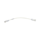 Cable de Parcheo TX6, UTP Cat6, Diámetro Reducido (28AWG), Color Blanco, 20.32 cm (8 Pulgadas)