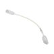 Cable de Parcheo TX6, UTP Cat6, Diámetro Reducido (28AWG), Color Blanco, 20.32 cm (8 Pulgadas)