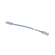Cable de Parcheo TX6, UTP Cat6, Diámetro Reducido (28AWG), Color Azul, 20.2 cm (8 Pulgadas)