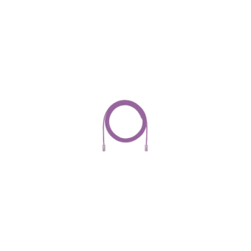 Cable de Parcheo TX6, UTP Cat6, Diámetro Reducido (28AWG), Color Violeta, 20.2 cm (8 Pulgadas)