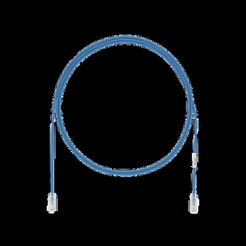 Cable de Parcheo UTP Cat6A, CM/LSZH, Diámetro Reducido (28AWG), Color Azul, 3 Metros (9.84 Pies).