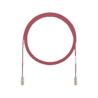Cable de Parcheo UTP Cat6A, CM/LSZH, Diámetro Reducido (28AWG), Color Rojo, 0.91 Metros (3 Pies)