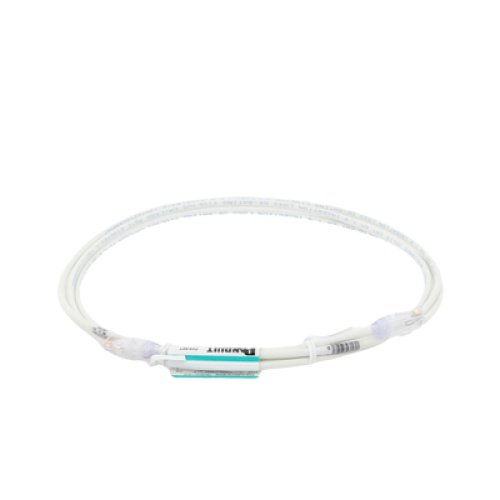 Cable de Parcheo UTP Cat6A, CM/LSZH, Diámetro Reducido (28AWG), Color Blanco Mate, 2.13 Metros (7 Pies)