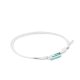 Cable de Parcheo UTP Cat6A, CM/LSZH, Diámetro Reducido (28AWG), Color Blanco Mate, 2.13 Metros (7 Pies)