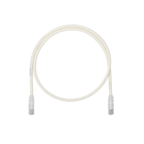 Cable de Parcheo UTP, Cat6A, 26 AWG, CM, Color Blanco Mate, 1.52 Metros (5 Pies)