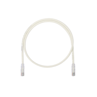 Cable de Parcheo UTP, Cat6A, 24 AWG, CM, Color Blanco, 0.3 Metros (1 Pie) Cable de Parcheo UTP, Cat6A, 24 AWG, CM, Color Blanco, 0.3 Metros (1 Pie)