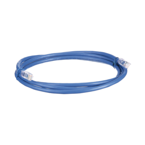 Cable de Parcheo UTP, Cat6A, 24 AWG, CM, Color Azul, 4.57 Metros (15 Pies) Cable de Parcheo UTP, Cat6A, 24 AWG, CM, Color Azul, 4.57 Metros (15 Pies)