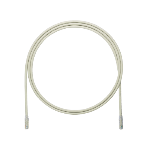 Cable de Parcheo UTP, Cat6A, 24 AWG, CM, Color Gris, 0.91 Metros (3 Pies)